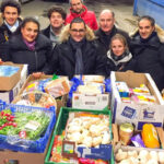 Arash Derambarsh, centre, a local councillor who campaigned for the anti-waste law, said the vote on Wednesday represented a historic victory. Photograph: Bertrand Guay/AFP