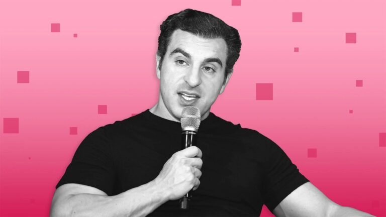 Airbnb co-founder Brian Chesky. Illustration: Inc; Photo: Getty Images